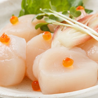 [北海道噴火湾産]刺身用　玉冷ほたて貝柱 800g