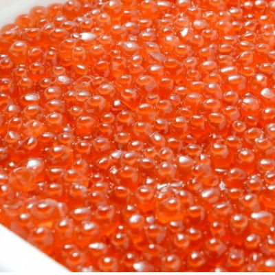 鱒(マス)いくら醤油漬け　約640g(約80g×8)