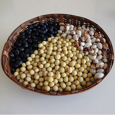 丸大豆・黒大豆・トラ豆三種類詰め合わせ