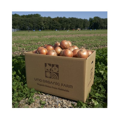 UNO ORGANIC FARM　北海道訓子府産　オーガニック玉ねぎ　20kg　【有機JAS認証】