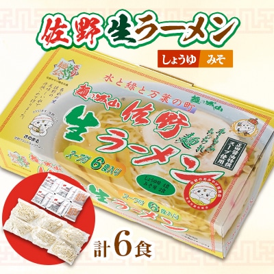 麺の城山　佐野生ラーメン6食入り