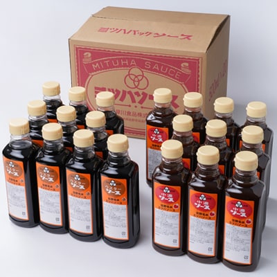 佐野名水ソース2種セット　 (500ml×10本×2種類)