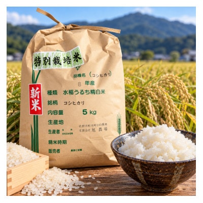 令和8年収穫　栃木県佐野市産コシヒカリ 5kg