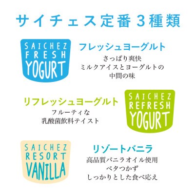 フローズンヨーグルト〈定番3種類・巨峰3・サニーデイレモン2〉　シャーベット