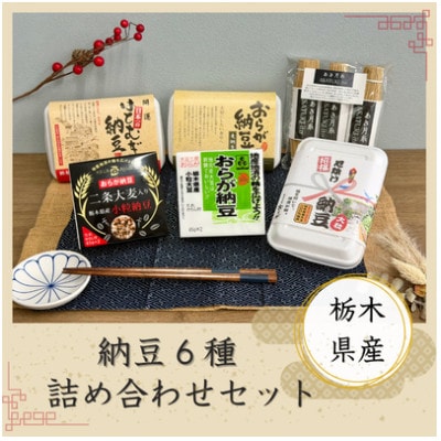 栃木県産納豆6種詰め合わせセット