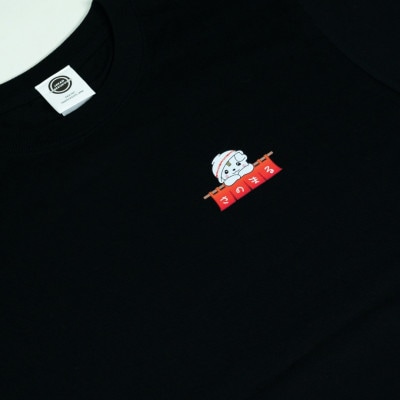 佐野市 マンホールTシャツ(さのまる)黒 Lサイズ