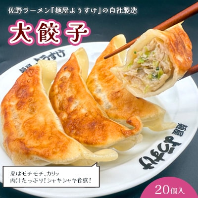 麺屋ようすけ大餃子10個入り×2袋