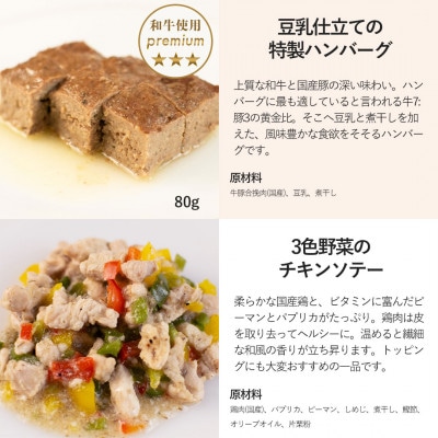 【プレミアム・ドッグミールセットA】犬用ごはん 無添加 手作り Idea dog chef