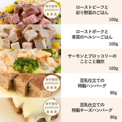 【プレミアム・ドッグミールセットB】犬用ごはん 無添加 手作り Idea dog chef