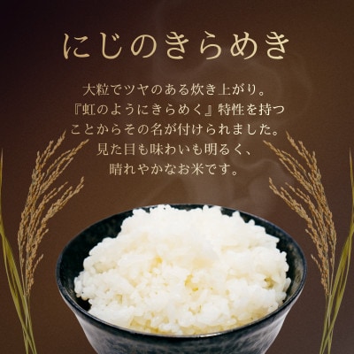 令和7年産　特別栽培米にじのきらめき 精米　10kg(5kg×2袋)