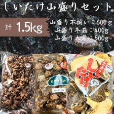 茂里商店社長のイチ押し!しいたけ山盛りセット 1.5kg