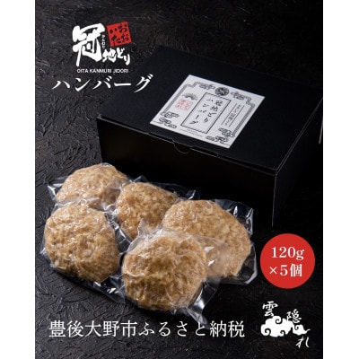 冠地どりハンバーグ 120g×5個 計600g