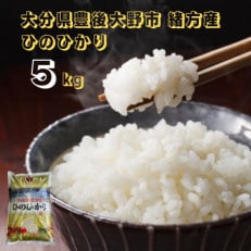 大分県豊後大野市 緒方産 ヒノヒカリ 5kg 専用箱入 令和4年産