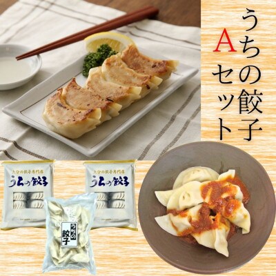 【うちの餃子】餃子(大)・一口餃子・水餃子Aセット