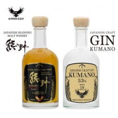 【新宮市】CRAFT GIN 熊野とBLENDED MALT WHISKY 熊野