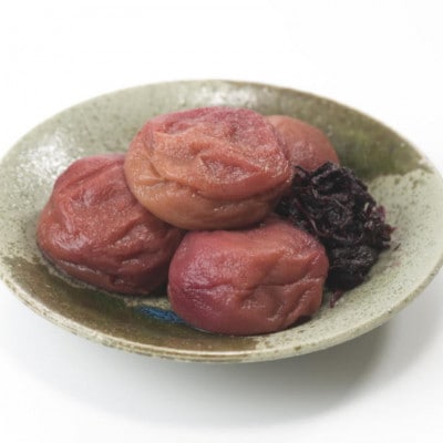 紀州南高梅使用　しそ仕込み完熟梅干し　800g(新宮市)