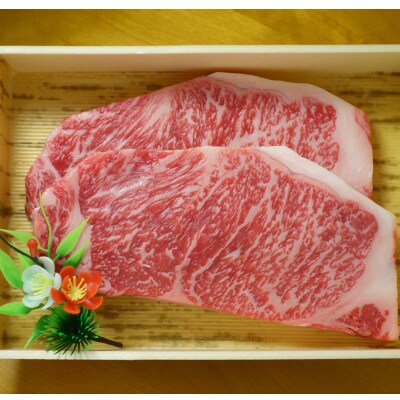 あか牛サーロインセット(あか牛サーロインステーキ200g×2枚 あか牛のたれ200ml付)　南阿蘇村