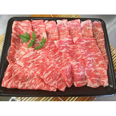 【GI認証】くまもとあか牛　特選すき焼き用500g(南阿蘇食品)