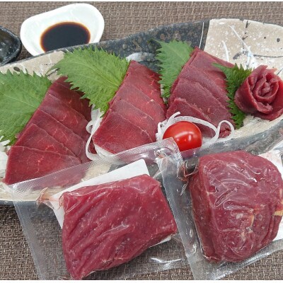 上赤身馬刺し　約650g(南阿蘇村)