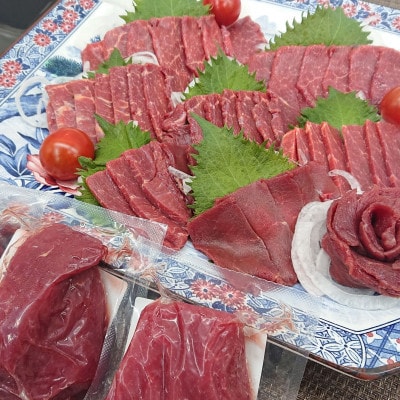 上赤身馬刺し　約1300g(南阿蘇村)