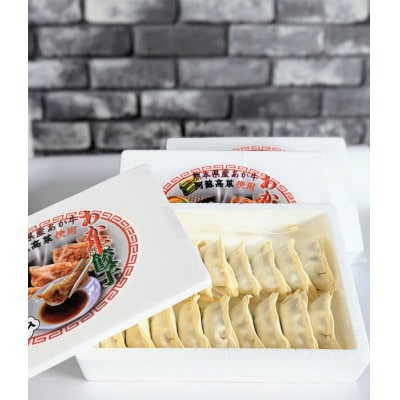 熊本県産あか牛と阿蘇高菜で作る『あか牛ぎょうざ』18ヶ入×3箱セット