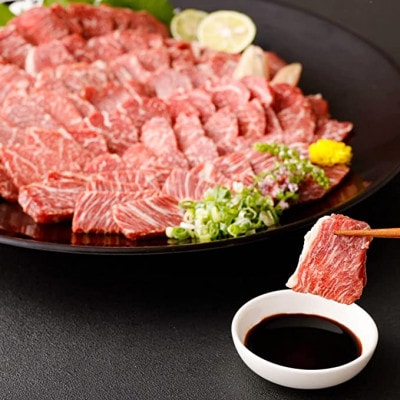 【カナダ産国内肥育】熊本直送　馬刺し　ブロック肉　大トロ500g(南阿蘇村)