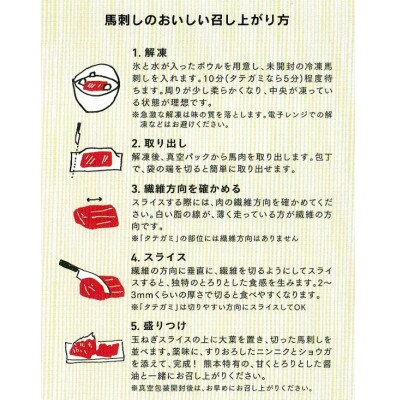 【カナダ産国内肥育】熊本直送　馬刺し　ブロック肉　赤身200g+大トロ200g　400g(南阿蘇村)