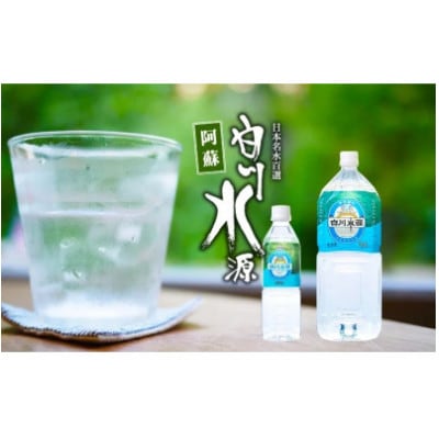 【毎月定期便】白川水源ミネラルウォーター2L 6本入り/2ケース全12回