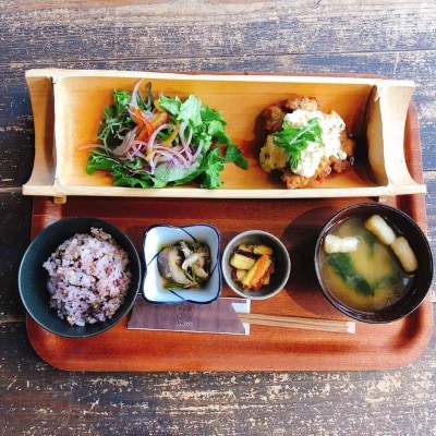 奈良県 広陵町　「大仏Cafe」で使用できるお食事券　3,000円分
