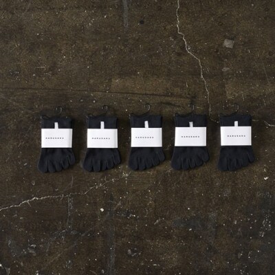 5本指 バックラインソックス 靴下 5足セット (27cm～29cm)