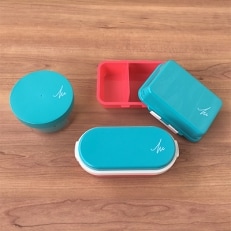 速水もこみちプロデュース　GEL-COOL ランチボックス 3点セット ブルー | ふるさと納税のお礼品