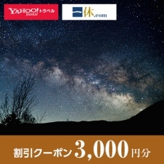 【北海道室蘭市】一休.com・Yahoo!トラベル割引クーポン(3,000円分)