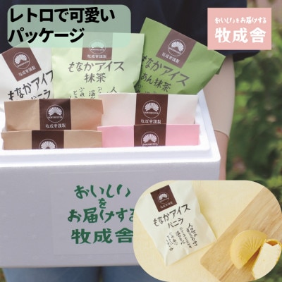 <牧成舎>飛騨の牛乳屋が作る、ミルクの旨味たっぷりアイスクリーム贅沢セット b607