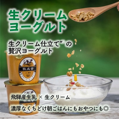 【毎月定期便】【牧成舎】飛騨の牛乳屋・こだわりヨーグルト7点 DF214 全10回