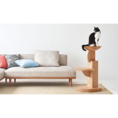 【飛騨の家具】飛騨産業　メデル　　猫家具　キャットタワー　CG006