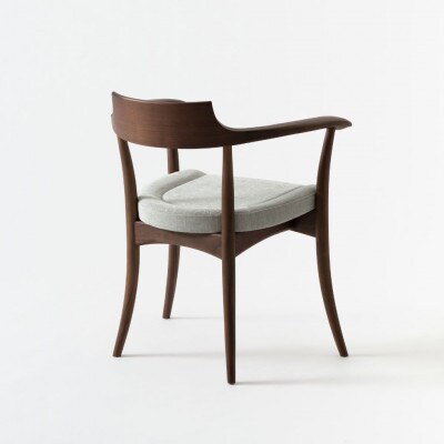 【飛騨の家具】飛騨産業　HIDA　CRESCENTアームチェア(張り座)　ウォルナット　CG301