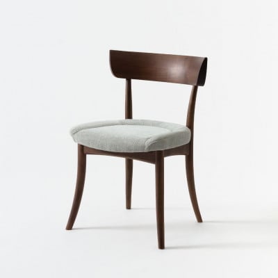 【飛騨の家具】飛騨産業　HIDA　CRESCENT　チェア(張り座)　ウォルナット　CG303