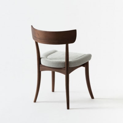 【飛騨の家具】飛騨産業　HIDA　CRESCENT　チェア(張り座)　ウォルナット　CG303