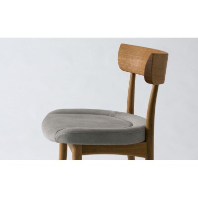 【飛騨の家具】飛騨産業　HIDA　CRESCENT　チェア(張り座)　ウォルナット　CG303