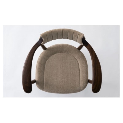 【飛騨の家具】飛騨産業HIDA　CRESCENTアームチェア(背・座張り)ホワイトオーク　CG304