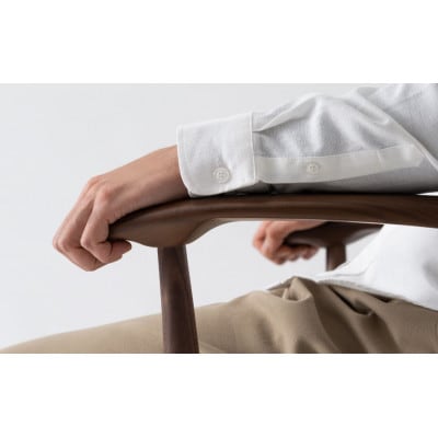 【飛騨の家具】飛騨産業　HIDA　CRESCENTアームチェア(背・張り座)ウォルナット　CG305