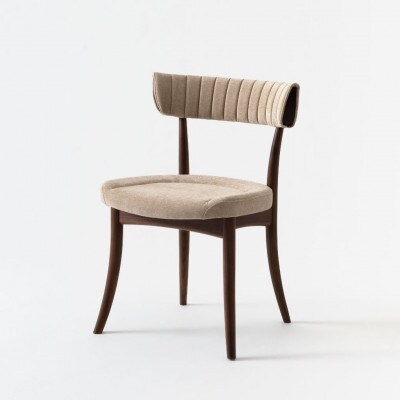 【飛騨の家具】飛騨産業HIDA　CRESCENTチェア(背・座張り)ウォルナット　CG307