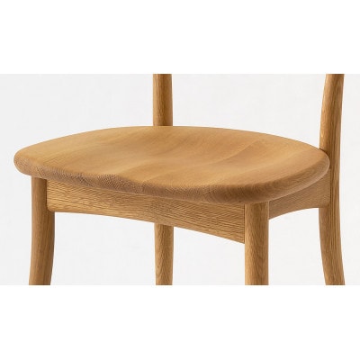 【飛騨の家具】飛騨産業　HIDA　CRESCENT　チェア(板座)ホワイトオーク　CG308