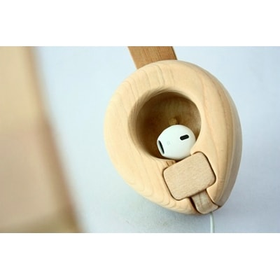 木製ヘッドフォン「ヒダノオト」 e140