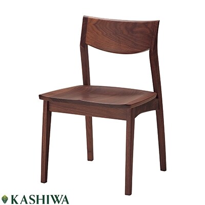 【KASHIWA】ELES(エレス)サイドチェア(板座) ダイニングチェア 飛騨の家具 TR3249