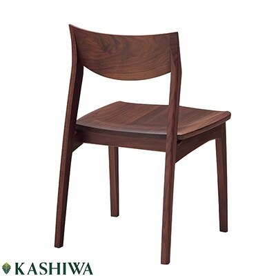 【KASHIWA】ELES(エレス)サイドチェア(板座) ダイニングチェア 飛騨の家具 TR3249