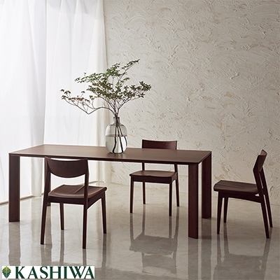 【KASHIWA】ELES(エレス)サイドチェア(板座) ダイニングチェア 飛騨の家具 TR3249