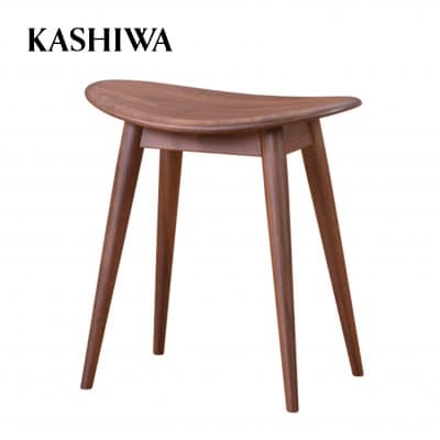 【KASHIWA】スツール　飛騨の家具　ウォールナット材　板座 TR4122