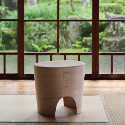 【KASHIWA】HINOCO ひのこ スツール 岐阜県産檜 飛騨の家具 柏木工 ひのき AM046