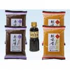 大のや醸造　赤味噌・糀味噌・四年醤油の詰め合わせ　500g×各2袋　300ml×1本 a507